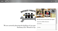 Desktop Screenshot of monkeywrenchbrewing.com