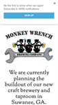 Mobile Screenshot of monkeywrenchbrewing.com