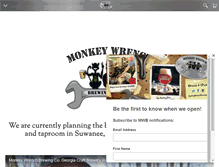 Tablet Screenshot of monkeywrenchbrewing.com